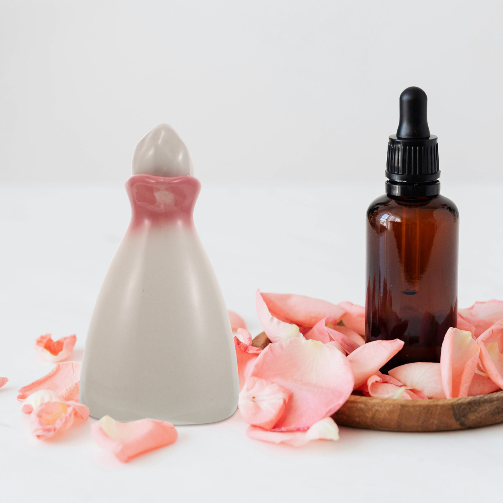 Spa Massager - Botol Minyak Esensial Keramik 40Ml Gaya