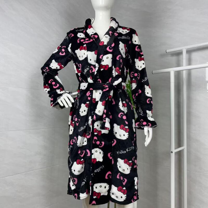 Bathrobe - Baju Tidur Hello Kitty Jubah Mandi