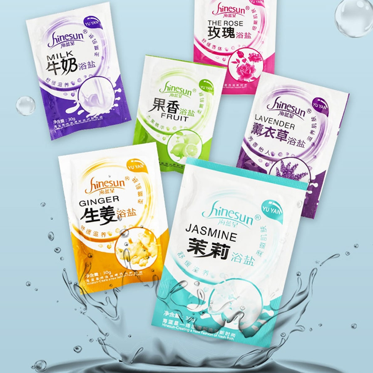 Bath Salts - Garam Mandi Kaki Kristal Mawar Lavender