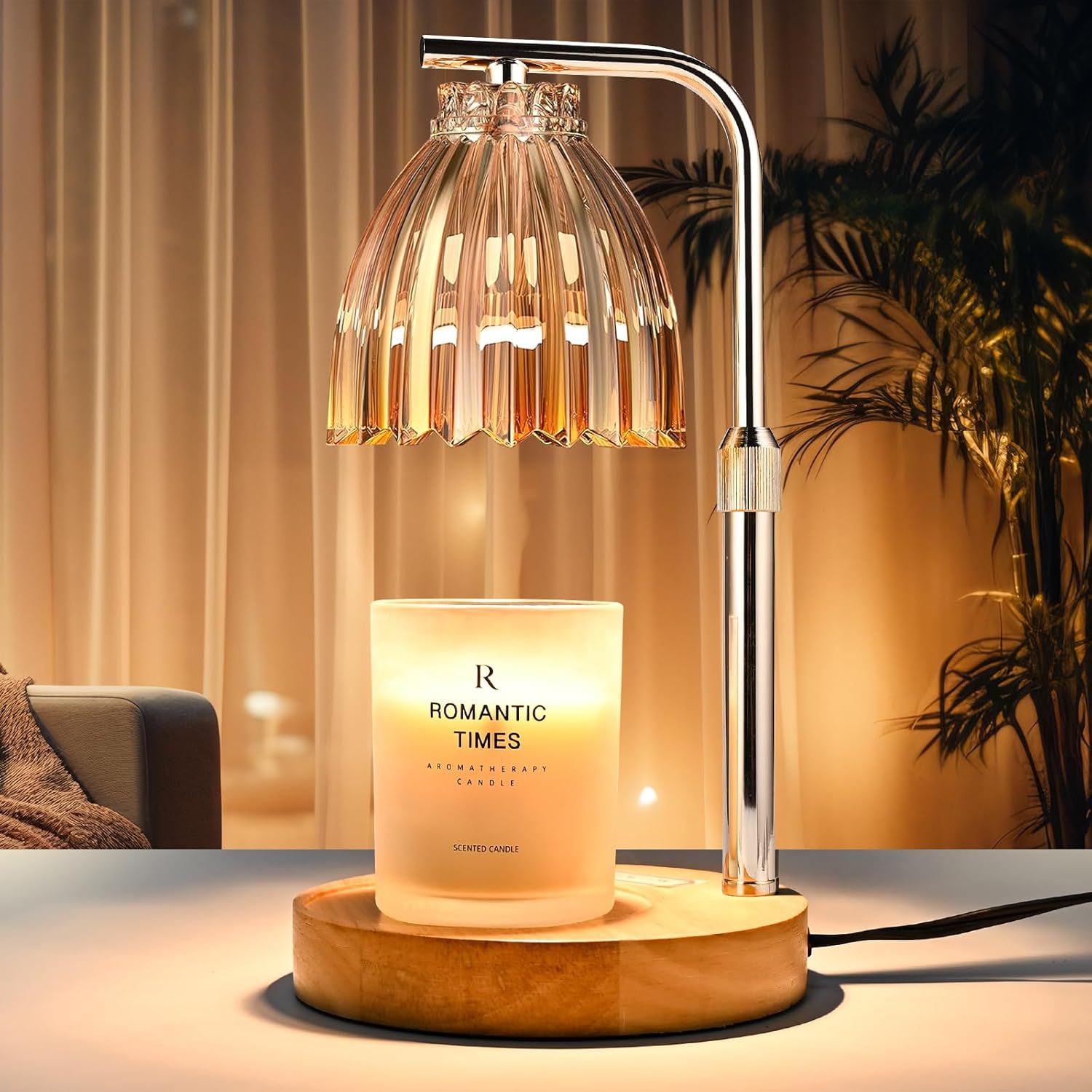 Wax Warmer - Lampu Pemanas Lilin Aromaterapi dengan Pengatur