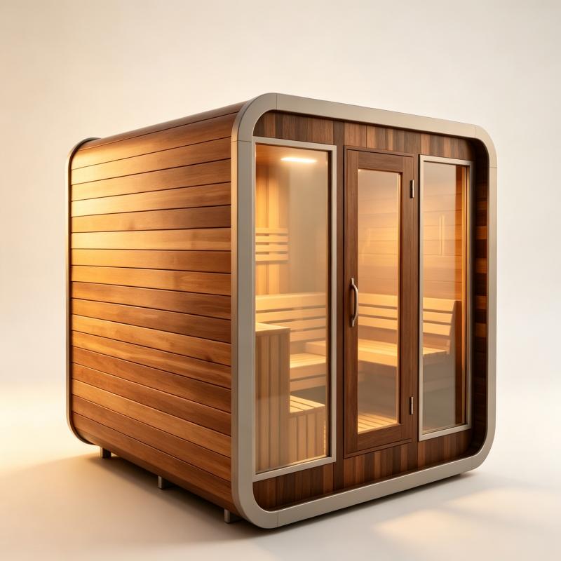 Spa Wellness Gym - Ruang Sauna Mewah yang Dibuat Sesuai