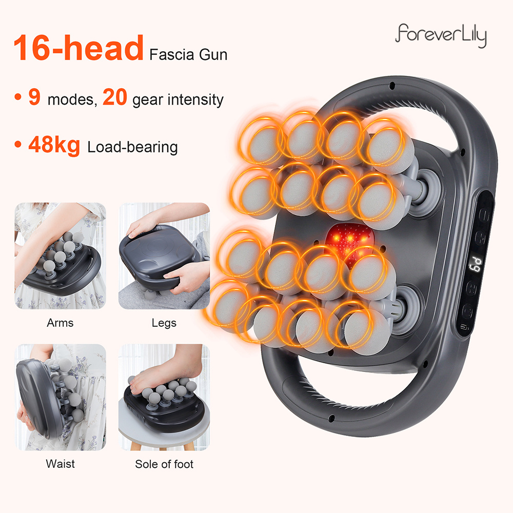Massage Gun - Pistol Fasia 16 Kepala Pistol Pijat