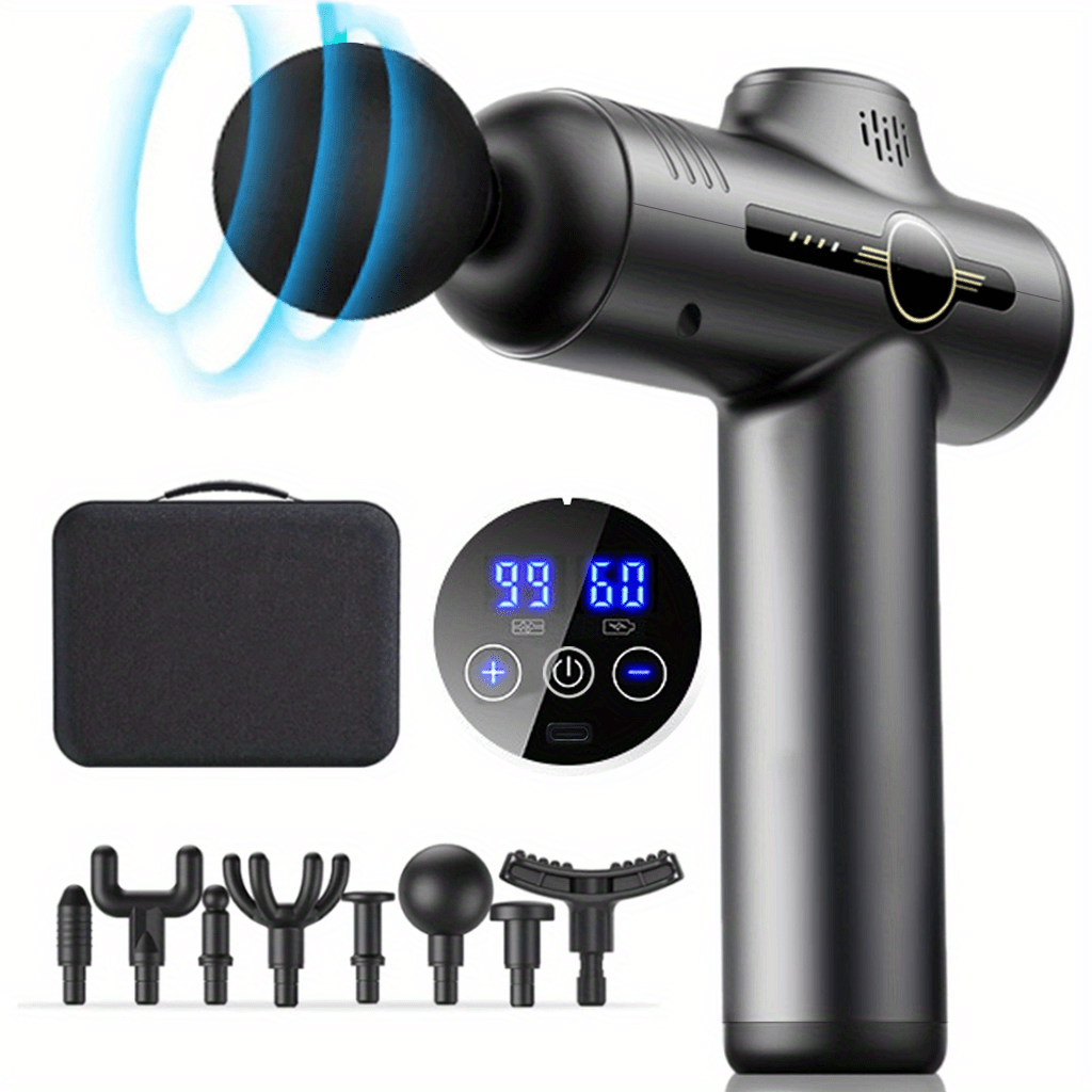 Massage Gun - Alat pijat elektrik, peralatan kebugaran elektrik