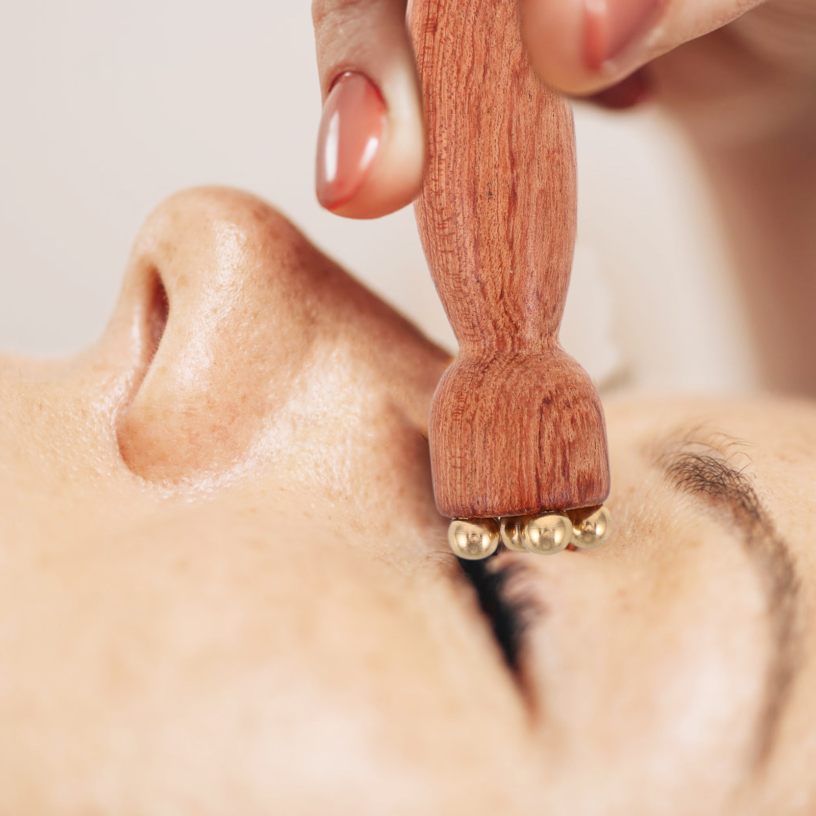 Alat Pijat Mata Kayu dengan Ma - Spa Massager ulasan dan harga