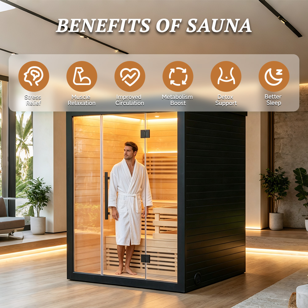 Sauna Finlandia dalam ruangan  - Spa Wellness Gym ulasan dan harga