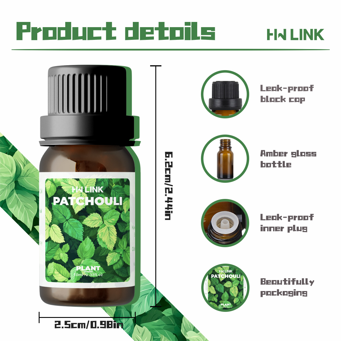 10ml Minyak Esensial Patchouli - Aromatherapy Diffuser ulasan dan harga