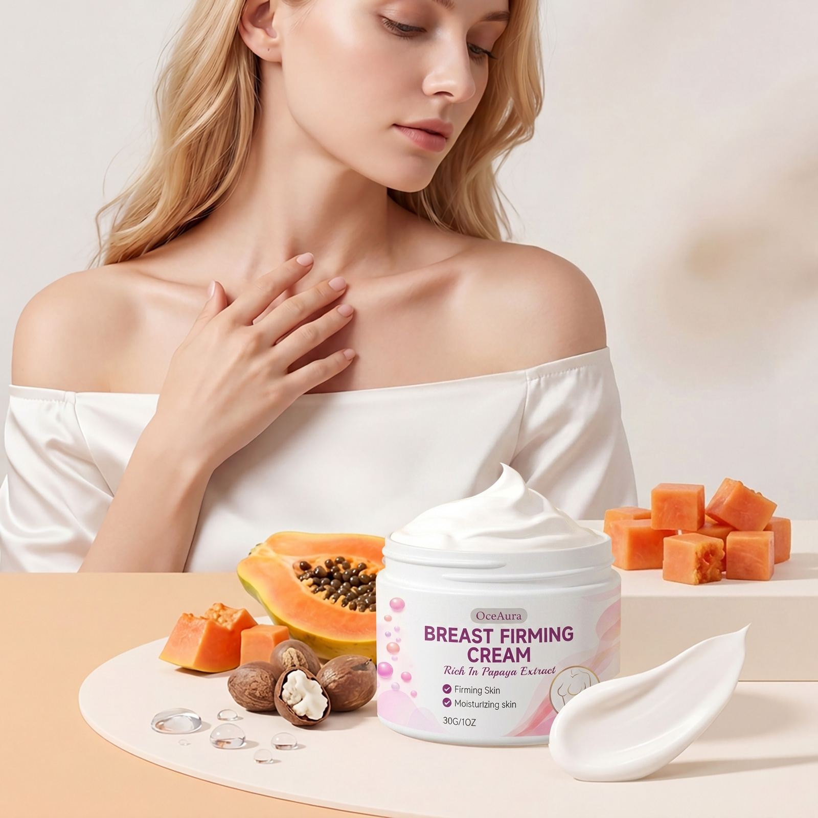 Krim Perawatan Dada Ekstrak Pe - Spa Massager ulasan dan harga