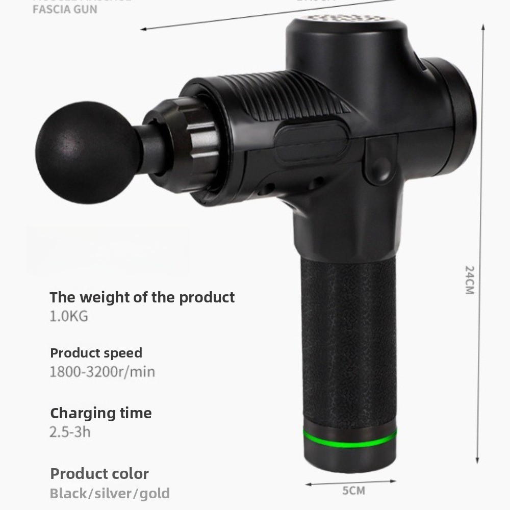 Pistol Pijat Fasia Portabel un - Massage Gun ulasan dan harga