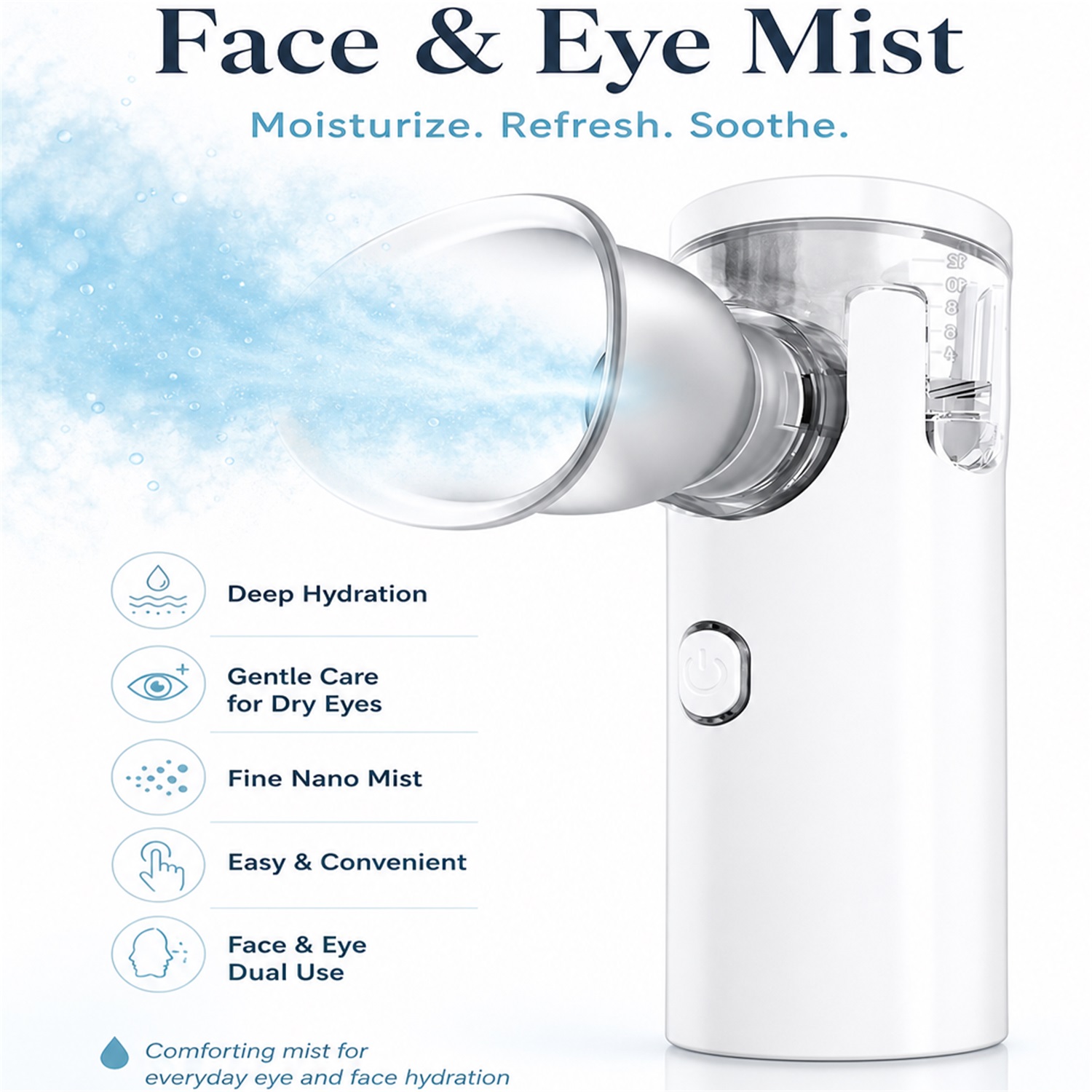 Alat Pijat Mata Nano Spray, Pe - Face Steamer ulasan dan harga
