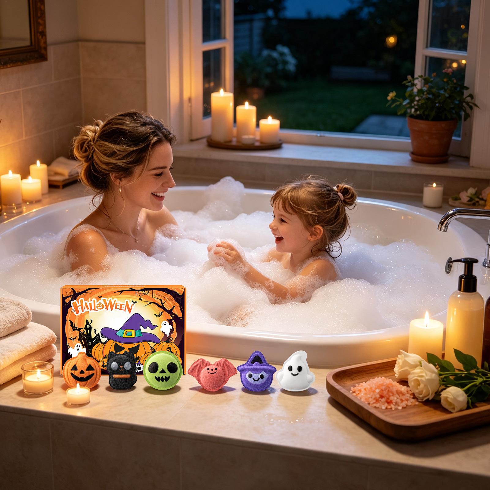 Set Bola Mandi Halloween, 6 bu - Bath Salts ulasan dan harga