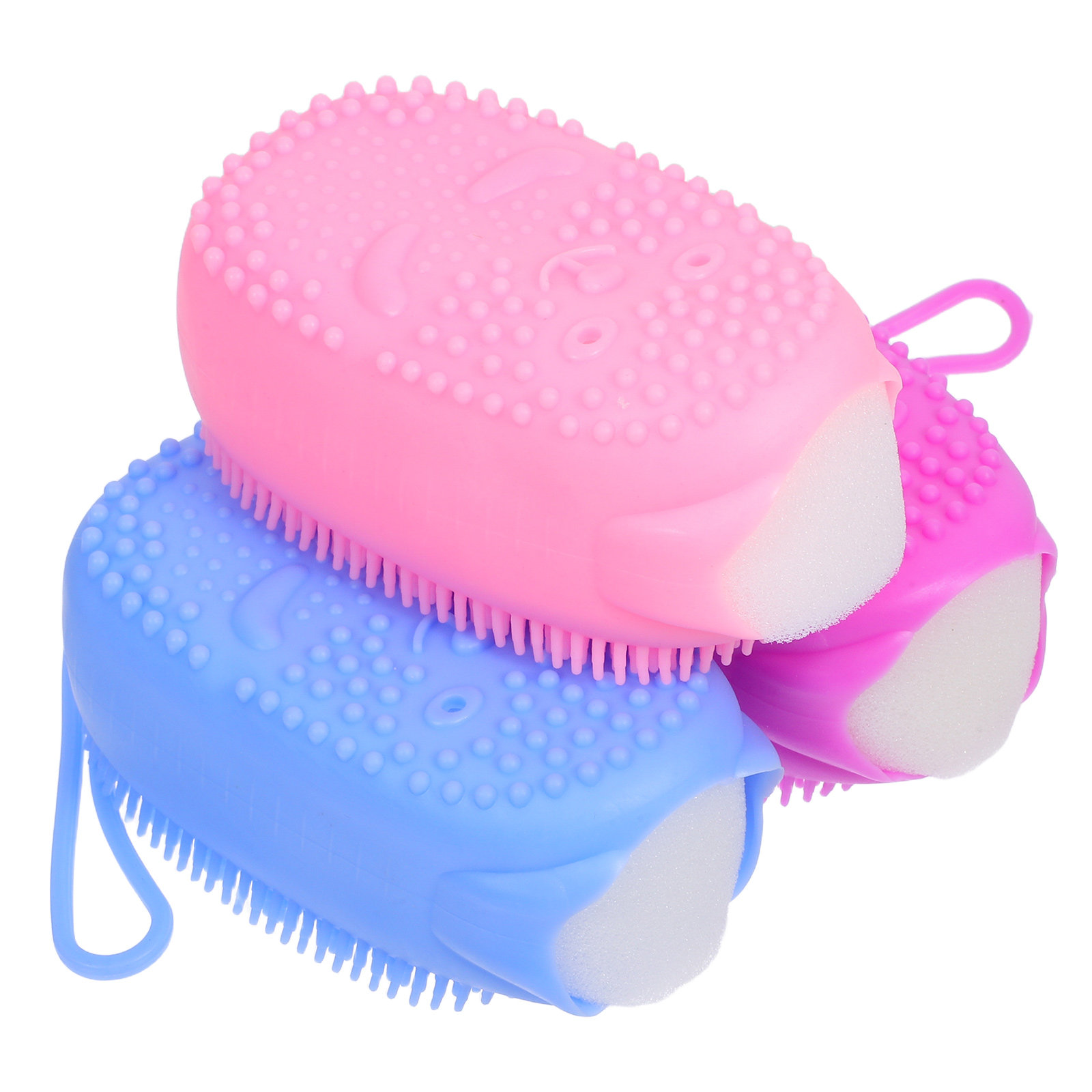 3 buah Spons Mandi Silikon, Sp - Body Brush ulasan dan harga