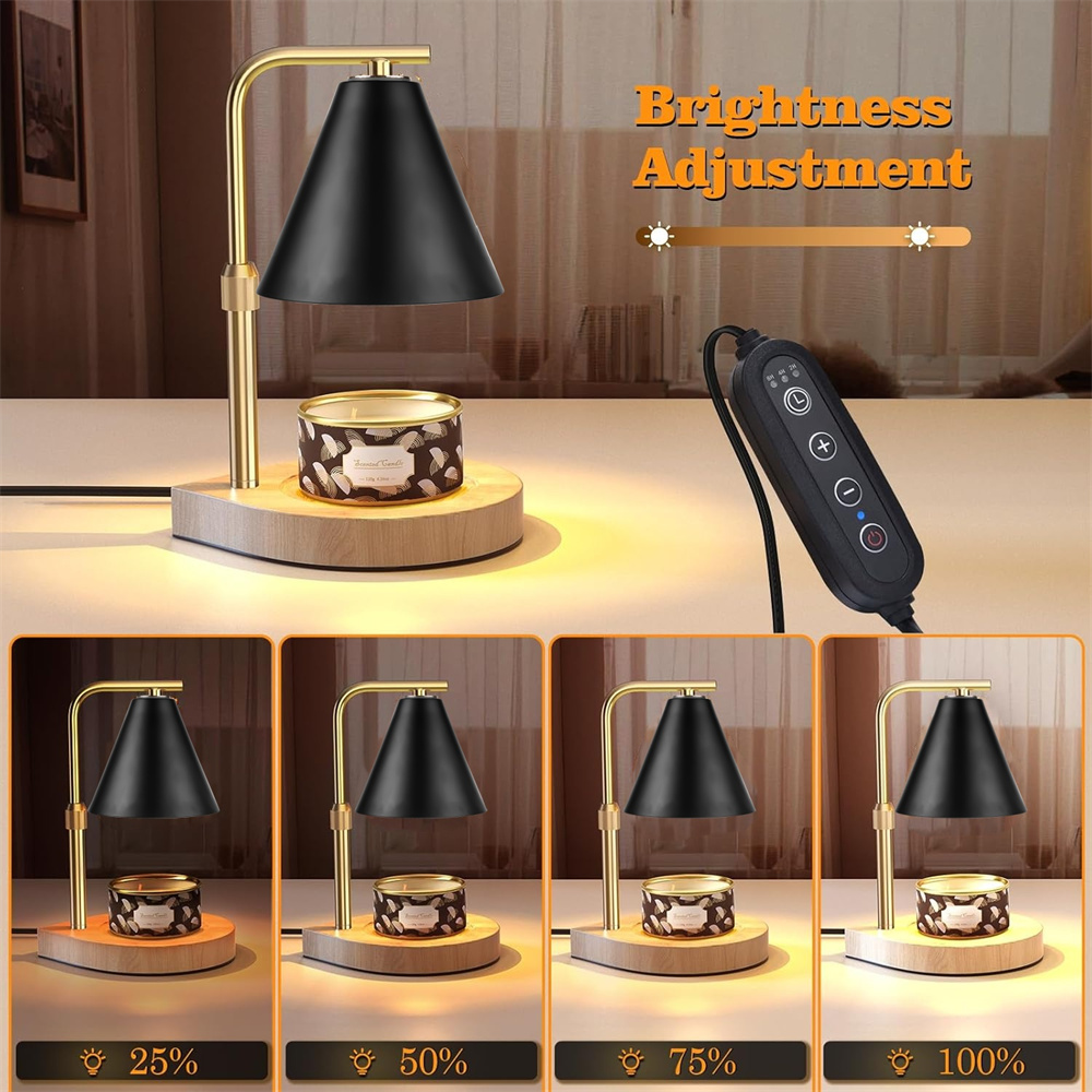 Lampu Pemanas Lilin Hitam deng - Wax Warmer ulasan dan harga