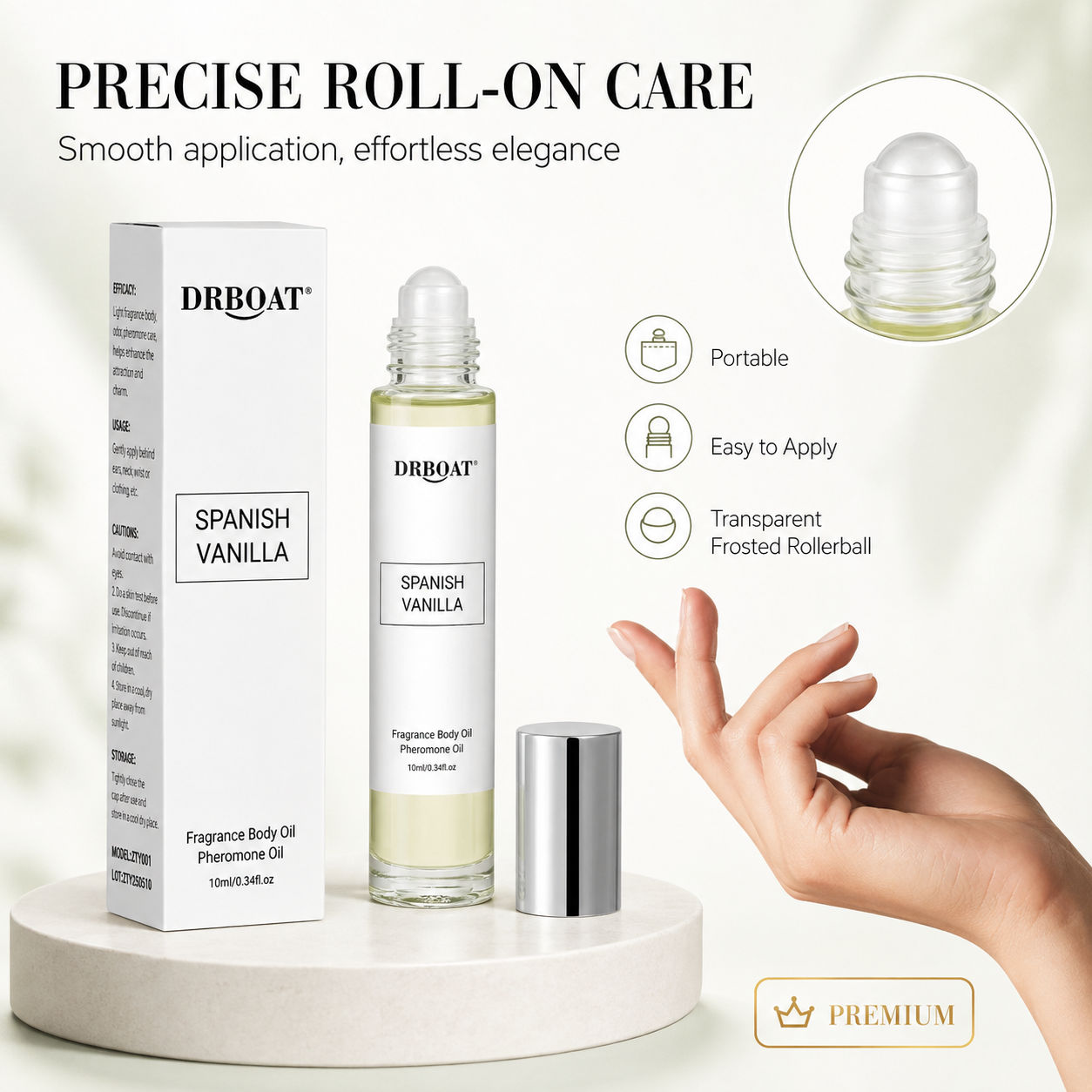 Minyak Pewangi Tubuh Oud Putih - Body Oil ulasan dan harga