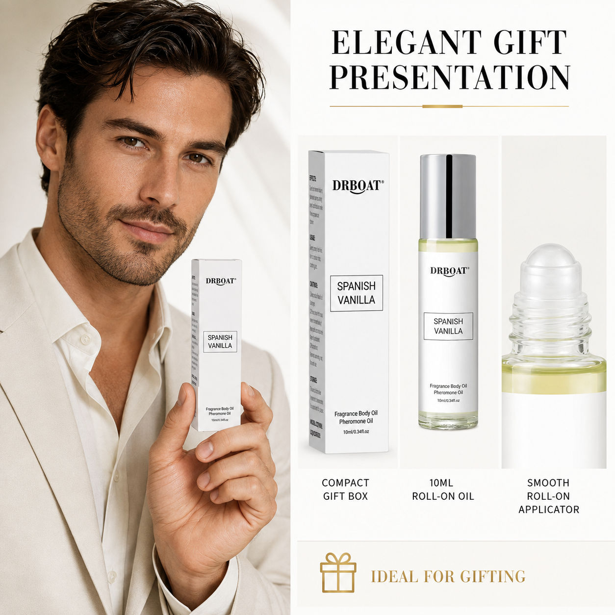 Minyak Pewangi Tubuh Oud Putih - Body Oil ulasan dan harga