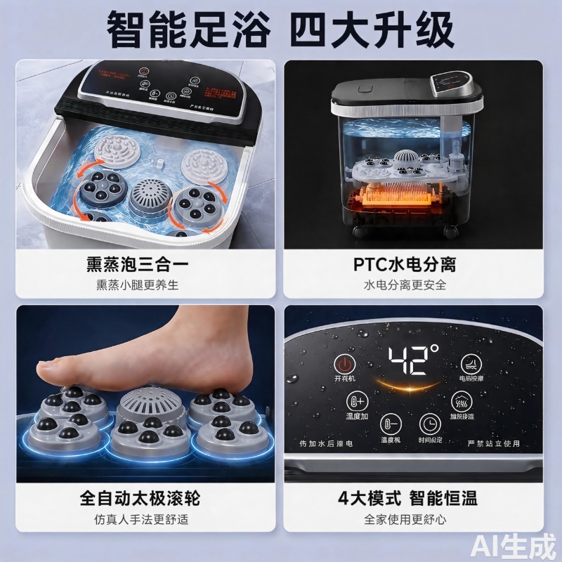 Bak Mandi Kaki Elektrik, Bak P - Foot Spa ulasan dan harga