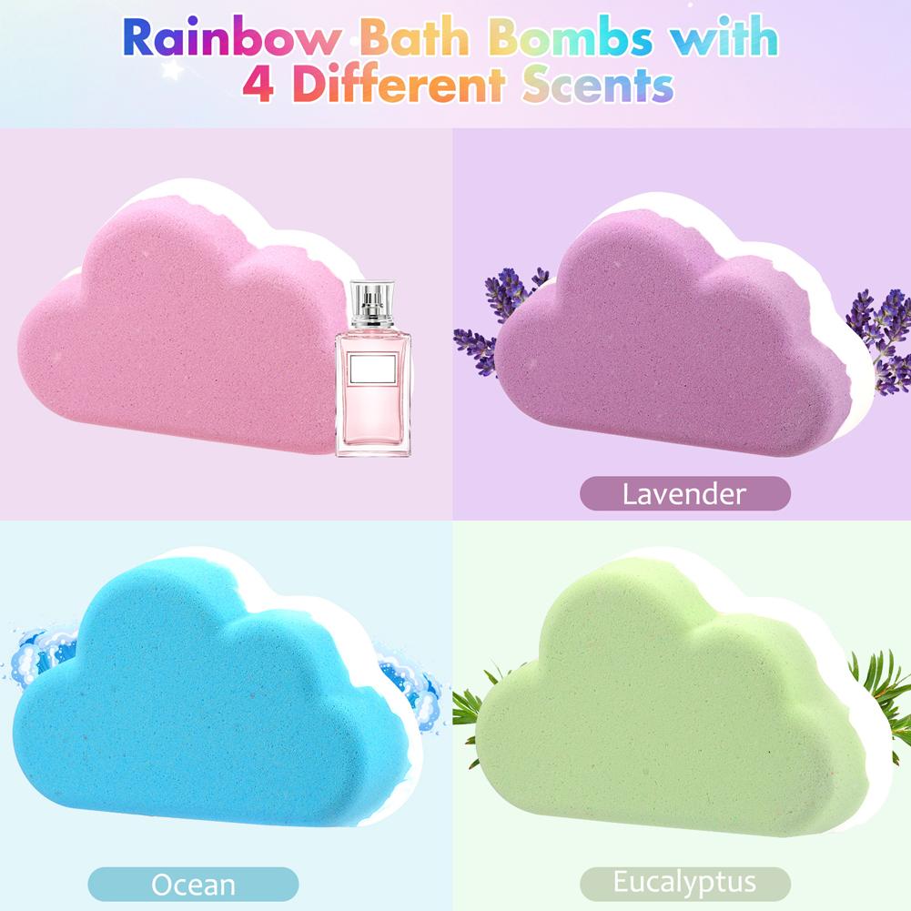 Bola Mandi Awan Pelangi untuk  - Bath Salts ulasan dan harga