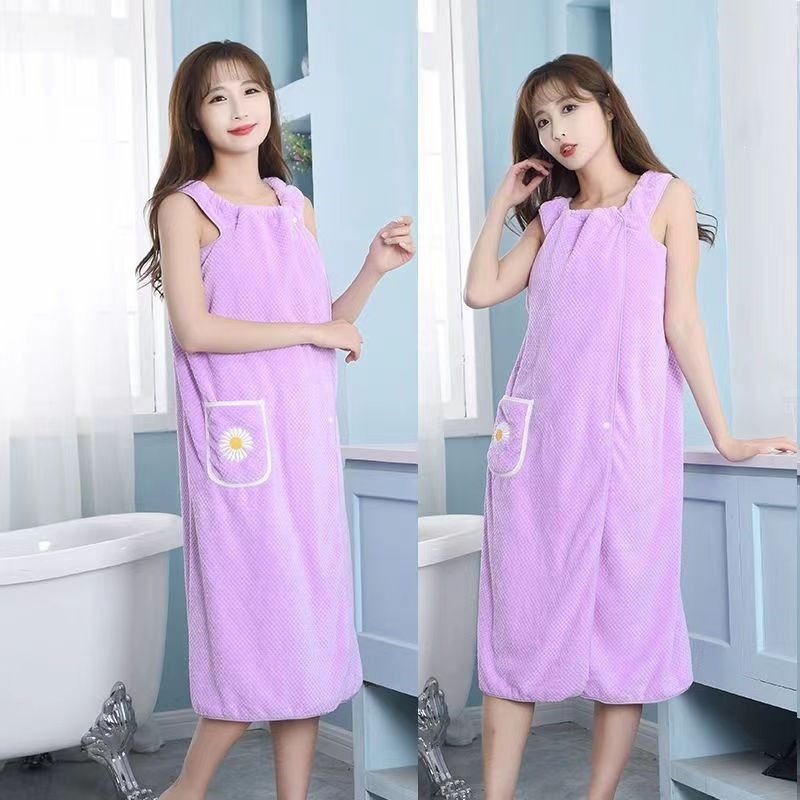 Handuk Mandi Bunga Merah Muda  - Spa Towel ulasan dan harga