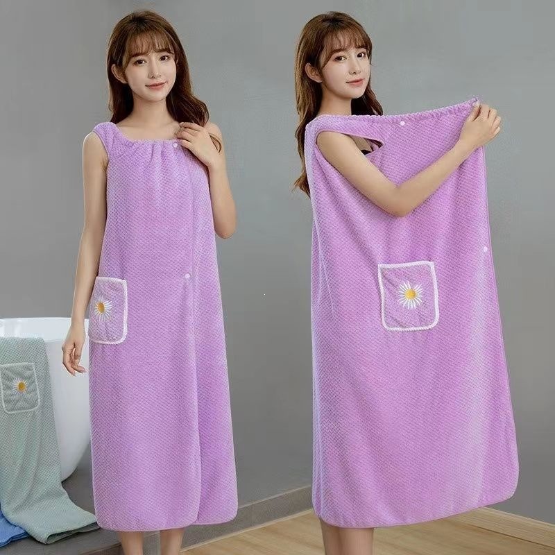 Handuk Mandi Bunga Merah Muda  - Spa Towel ulasan dan harga