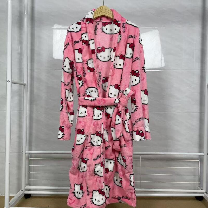 Baju Tidur Hello Kitty Jubah M - Bathrobe ulasan dan harga