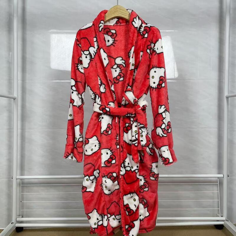 Baju Tidur Hello Kitty Jubah M - Bathrobe ulasan dan harga