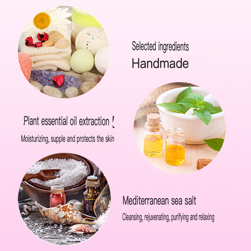 Bola garam minyak esensial bun - Bath Salts ulasan dan harga