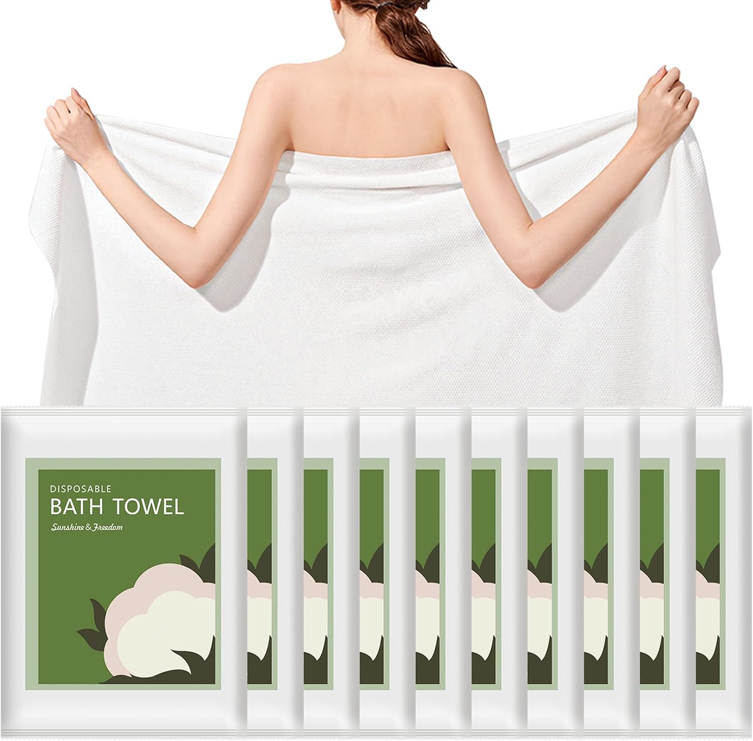 Handuk Mandi Sekali Pakai 10Pc - Spa Towel ulasan dan harga