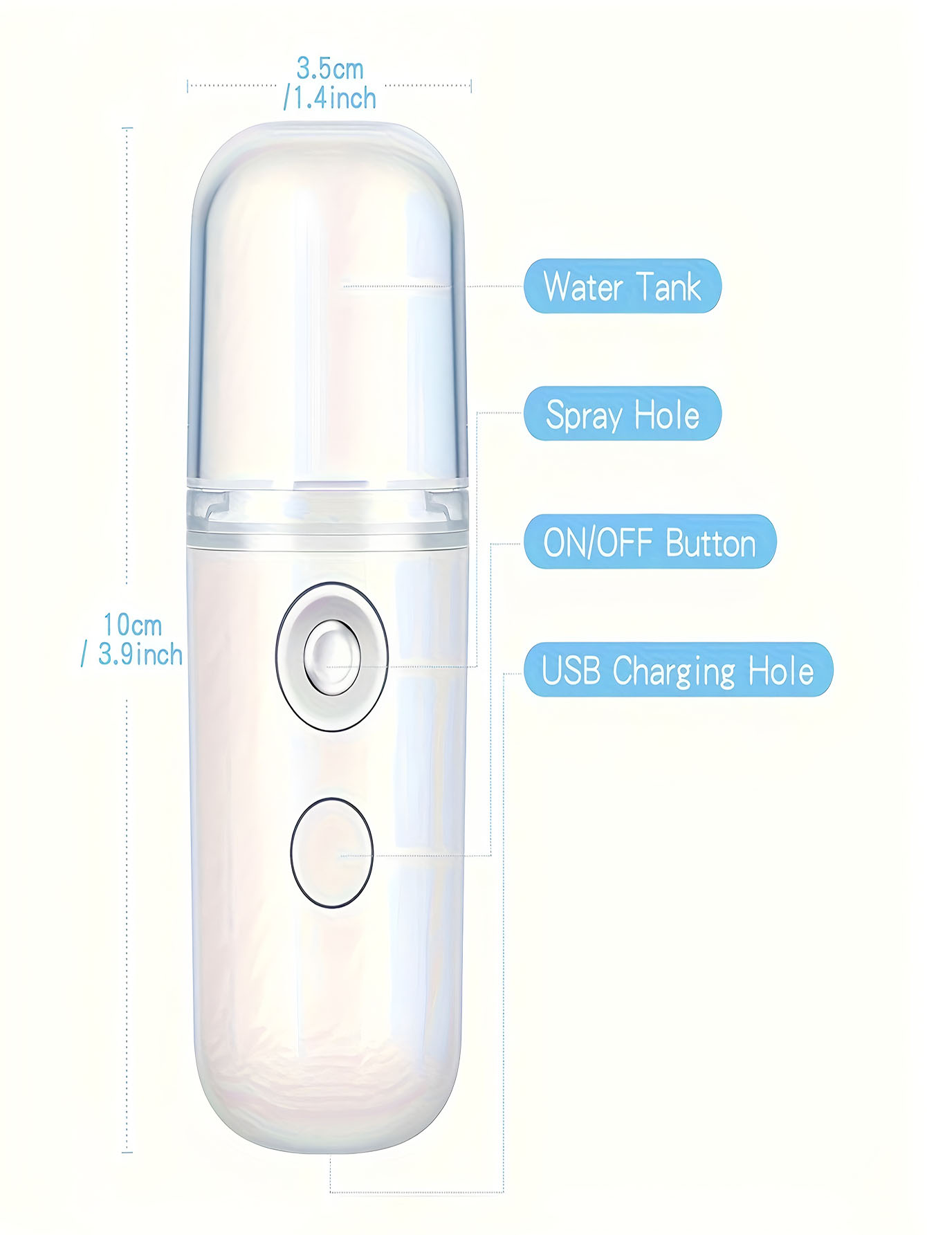 USB Mist Penyemprot Wajah Pele - Face Steamer ulasan dan harga