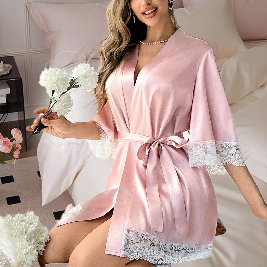 Gaun mandi pengantin Eropa dan - Bathrobe ulasan dan harga