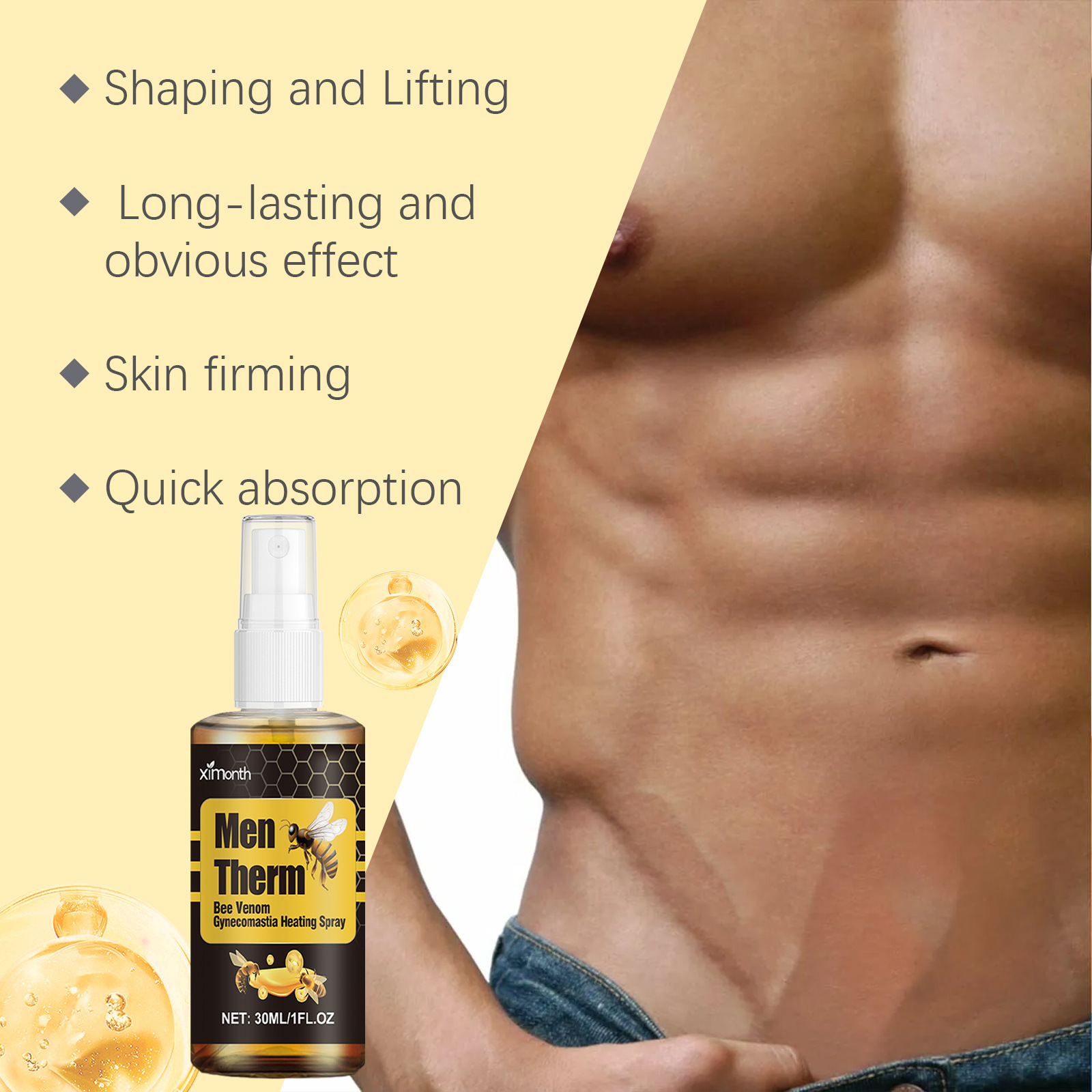 Minyak Semprot Pemanas Gynecom - Body Oil ulasan dan harga