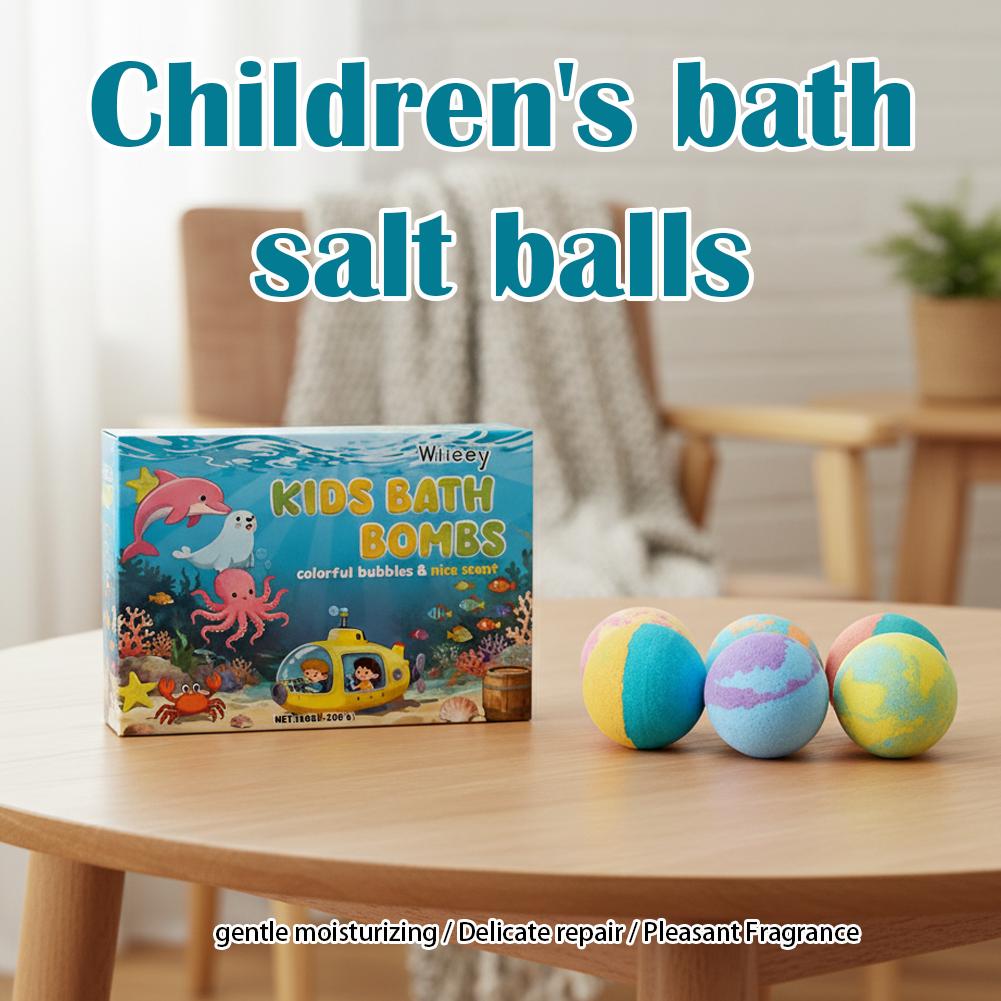 6pcs/Kotak Bom Mandi Warna-war - Bath Salts ulasan dan harga