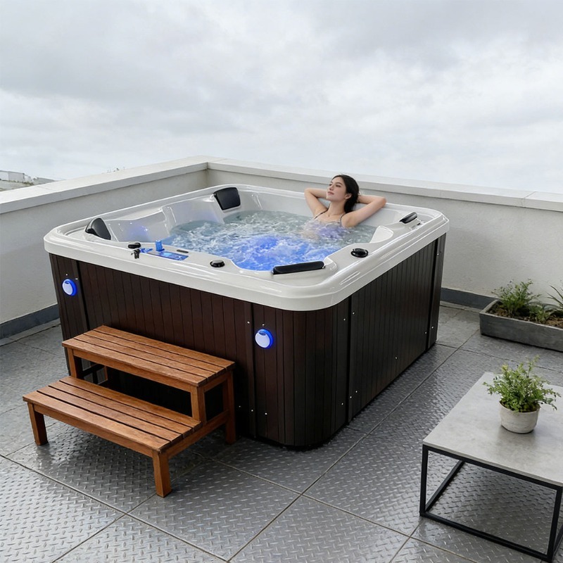 Bak Mandi Pijat Akrilik Whirlp - Hot Tub ulasan dan harga