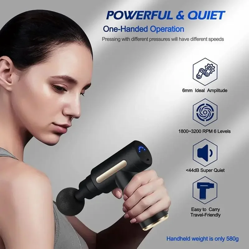 Pistol Pijat Fasia Portabel Pi - Massage Gun ulasan dan harga