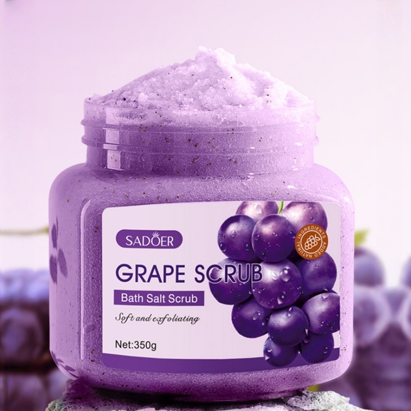 Grape Bath Salt Scrub 350g, Ek - Bath Salts ulasan dan harga