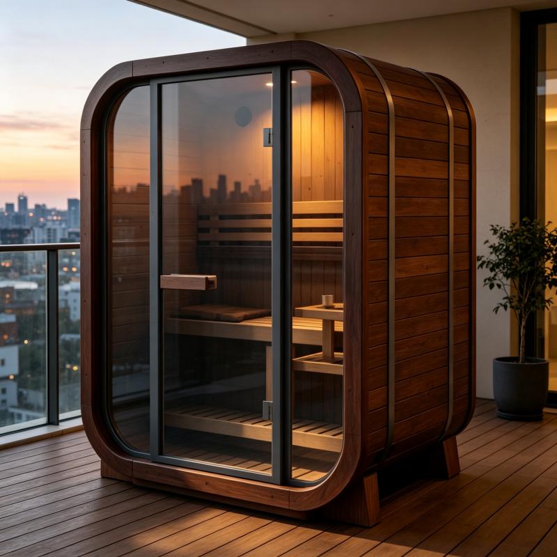 Kabin Sauna Mewah Kustom Kayu  - Spa Wellness Gym ulasan dan harga