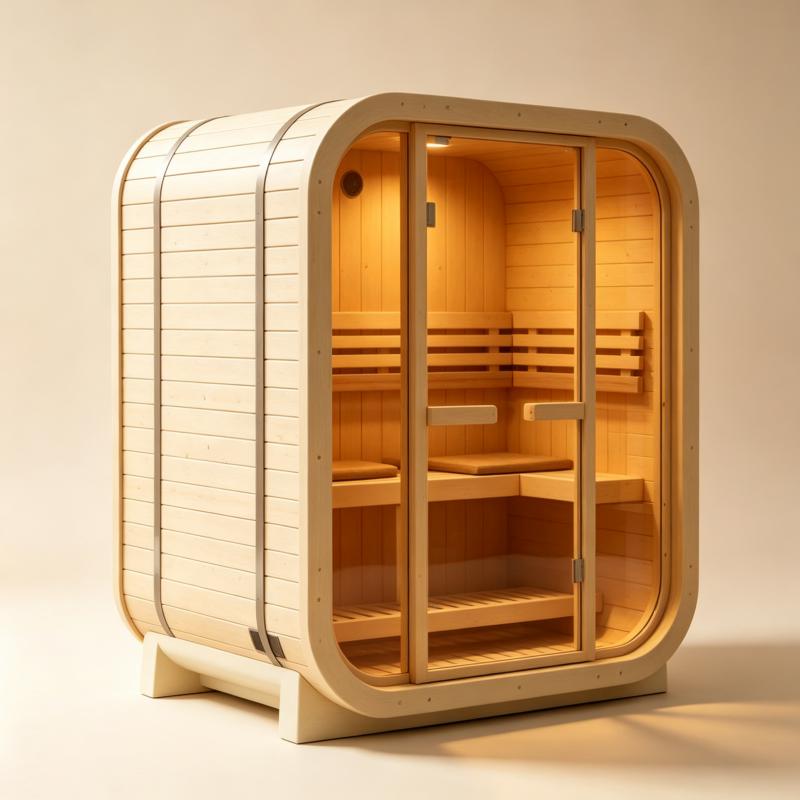 Kabin Sauna Mewah Kustom Kayu  - Spa Wellness Gym ulasan dan harga