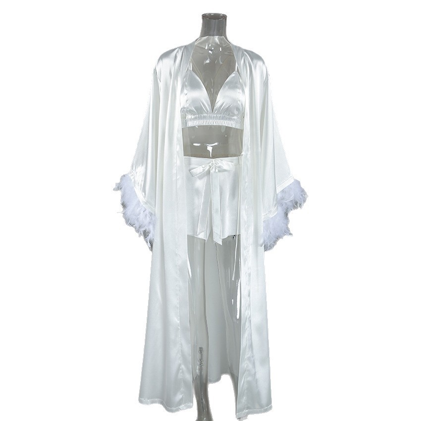 Tiga Set Jubah Berumbai Gaya E - Bathrobe ulasan dan harga