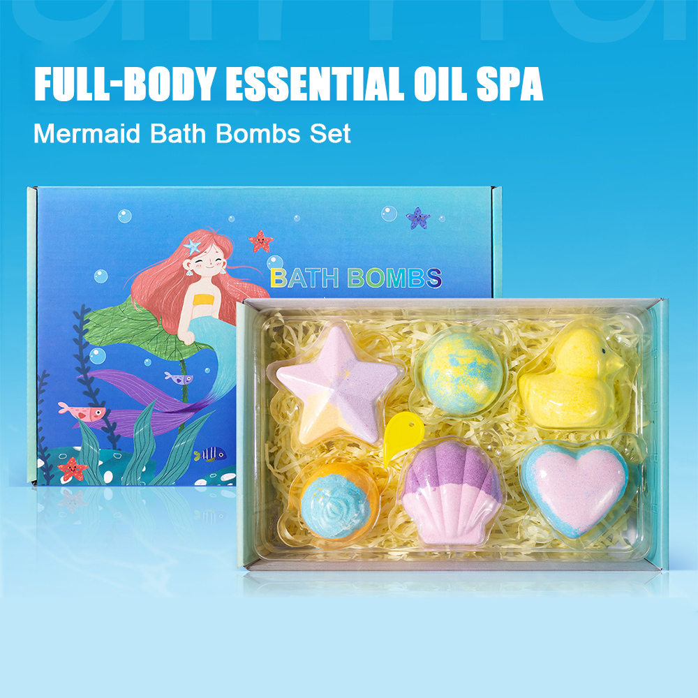 6Pcs Set Hadiah Bom Mandi untu - Bath Salts ulasan dan harga