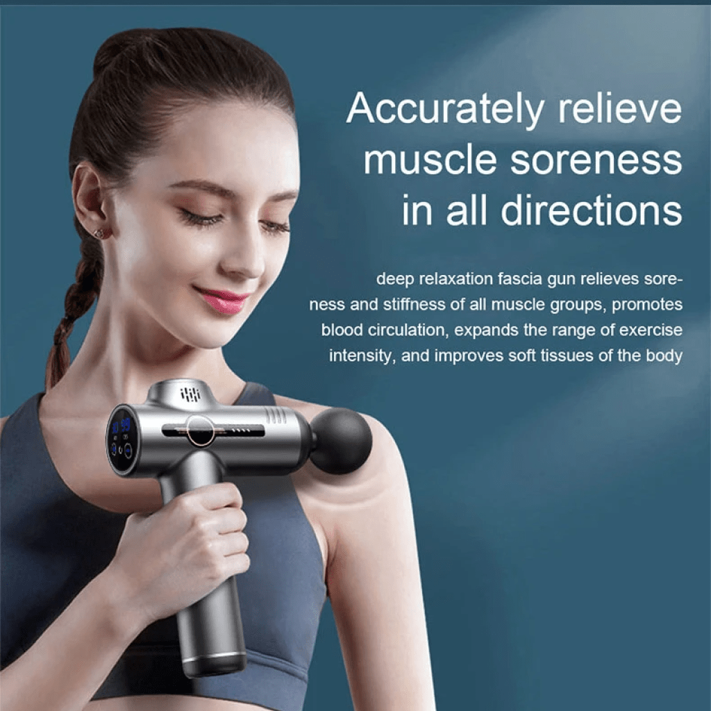 Alat pijat elektrik, peralatan - Massage Gun ulasan dan harga